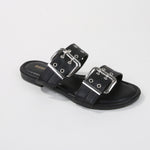 Kyle Double Buckle Slide Sandals