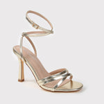 Emmy Slim Crossover Straps Stiletto Heels