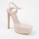 Genevieve II Ankle Strap Stiletto Platform Heels