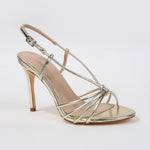 Kataleya Knotted Strappy Stiletto Heel Sandals