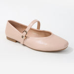 Palmina Mary Jane Ballet Flats with Buckle Strap