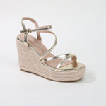 Roma Strappy Espadrille Platform Wedge Sandals