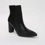 Sara Pointed Block Heel Ankle Boots