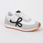 Siomne Retro Contrast Lace-Up Sneakers