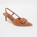Vava Patent Buckle Slingback Heels