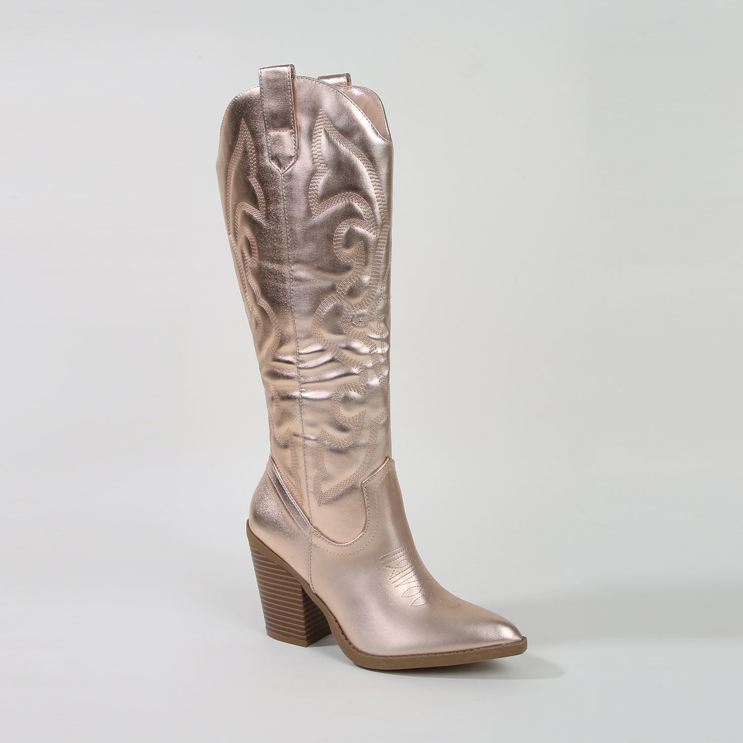 Arizona Faux Leather Cowboy Western Boots