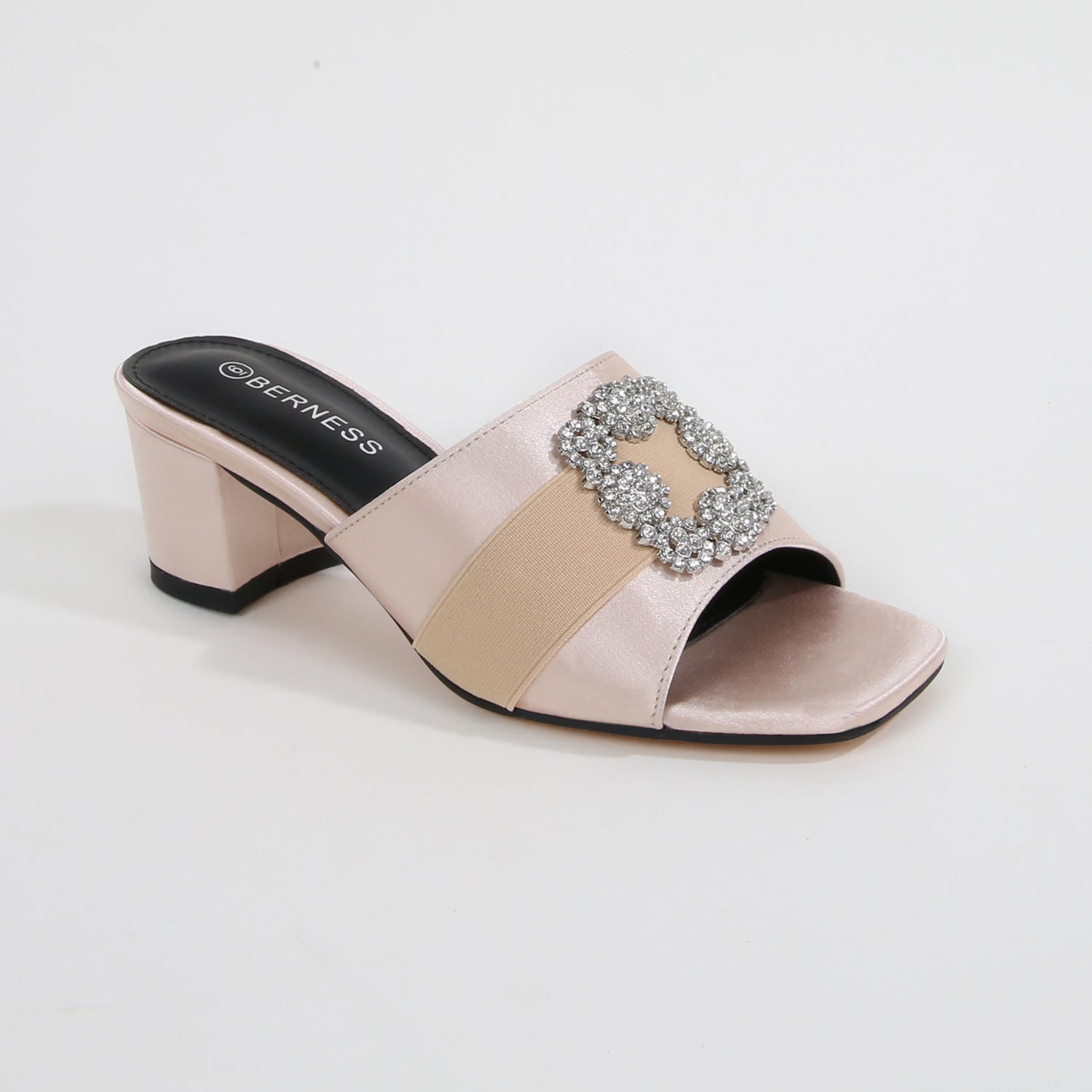 Kay Embellished Block Heel Slides