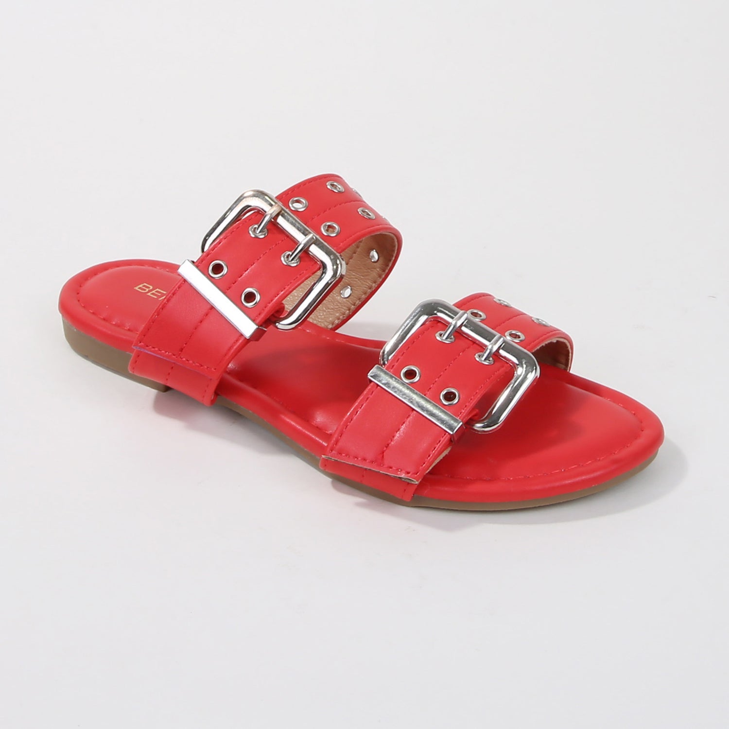 Kyle Double Buckle Slide Sandals