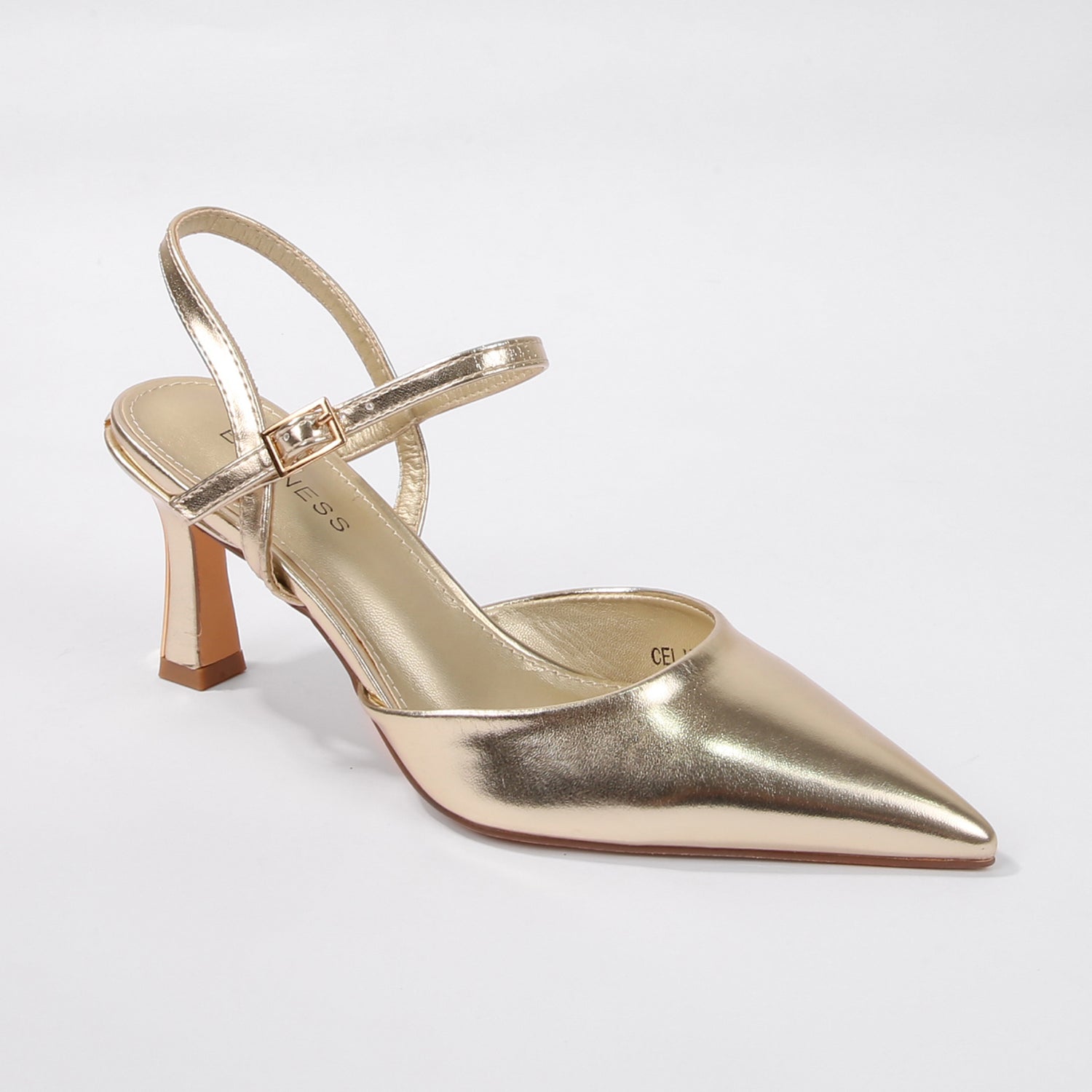 Celine Pointed-Toe Slingback Heels