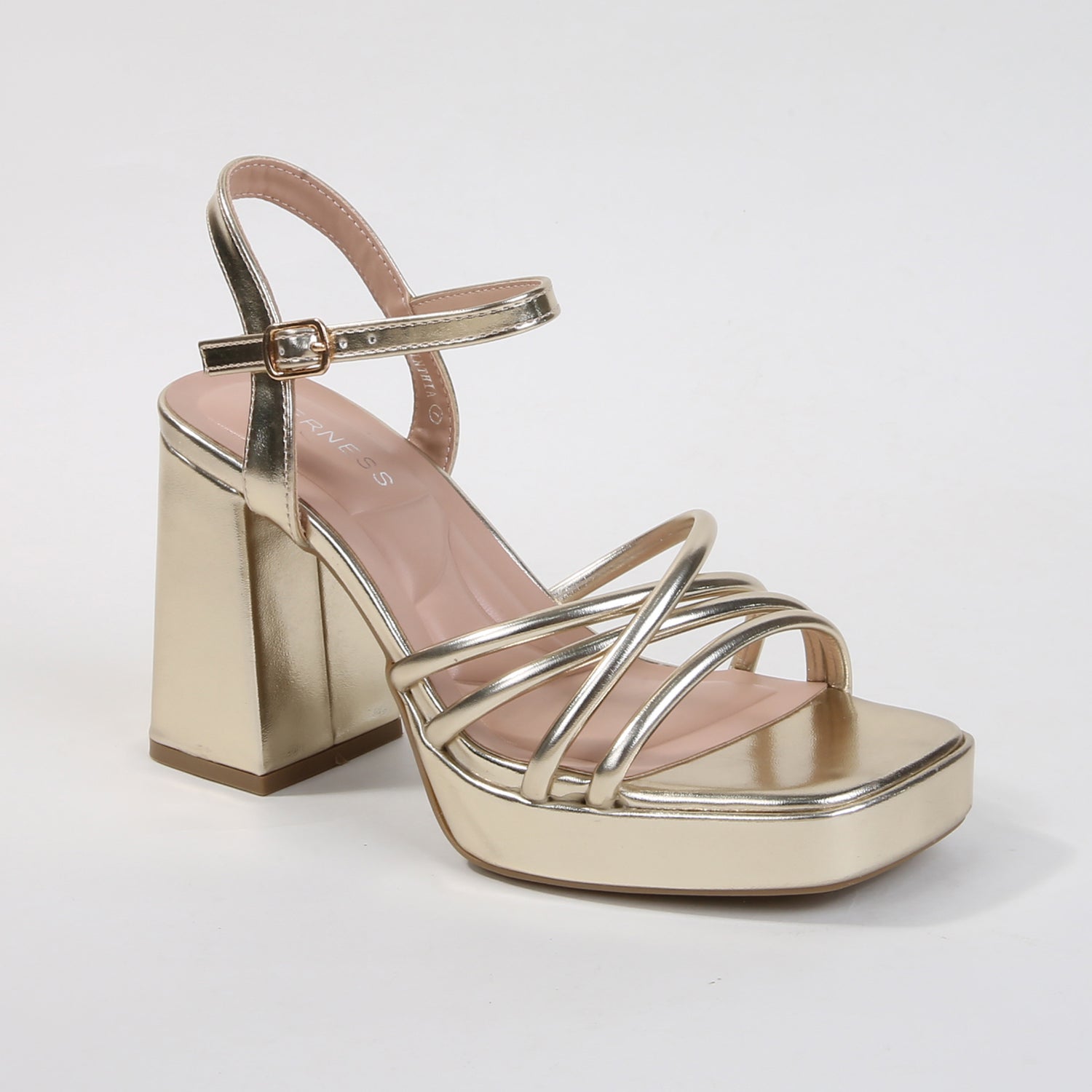Cinthia Strappy Platform Block Heel Sandals