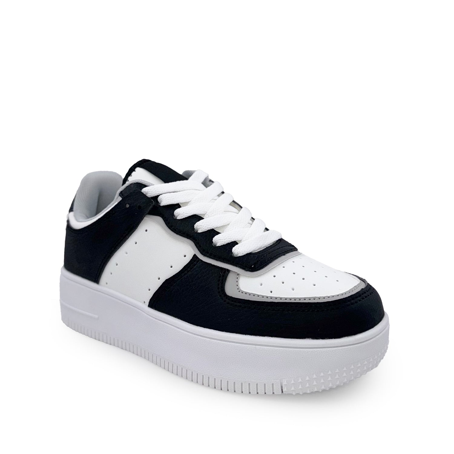 Eden Monochrome Street Style Platform Sneakers