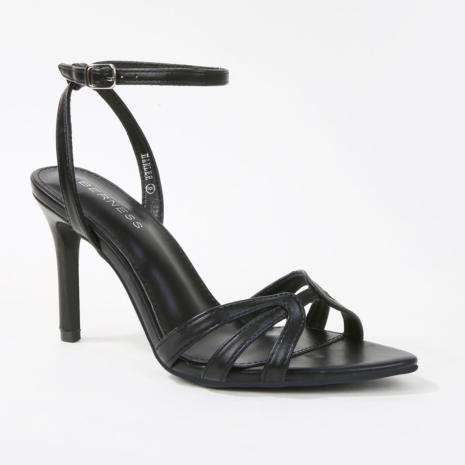 Harlee Multi-Strap Ankle Strap Stiletto Sandals