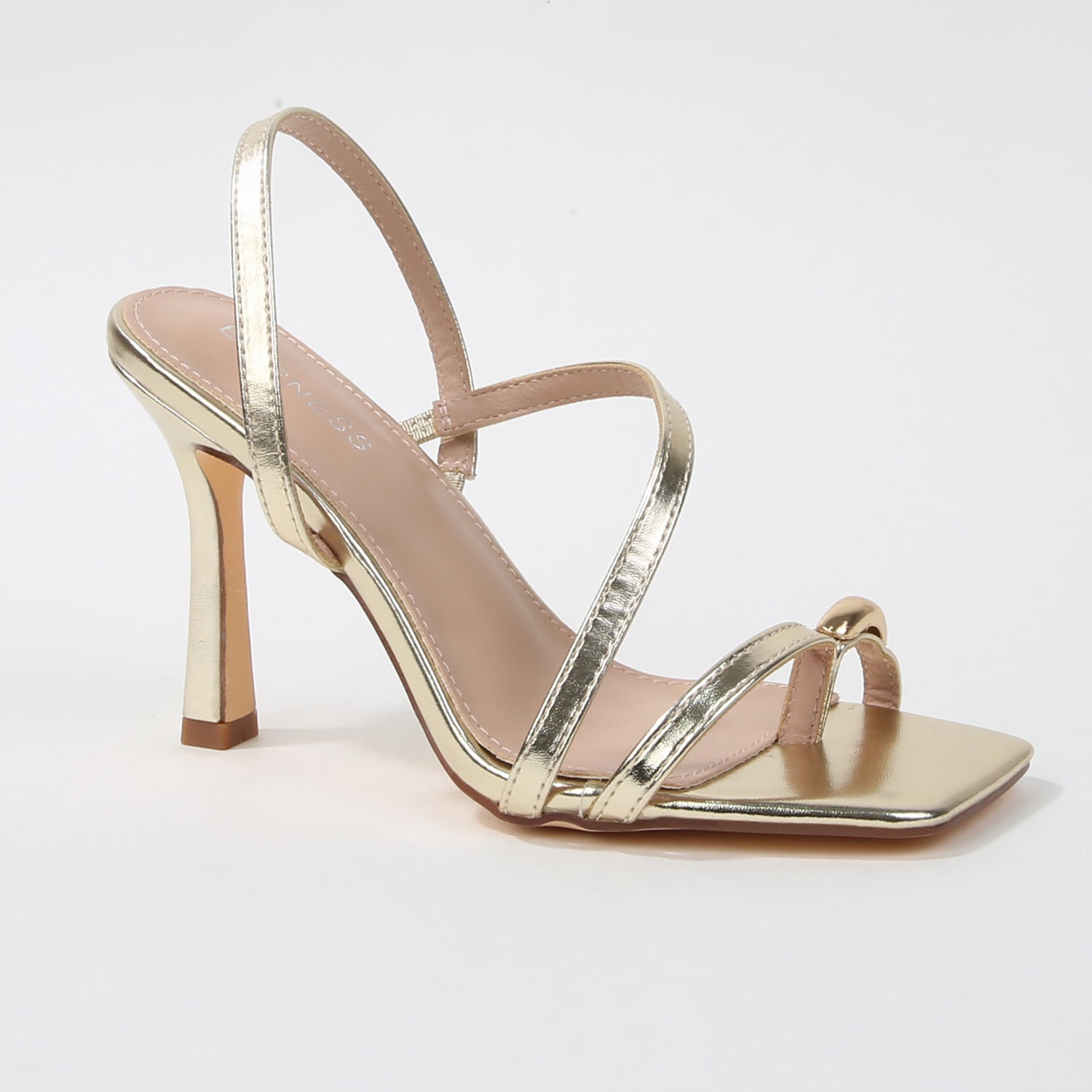Hildegarde Strappy Slingback Stiletto Heels