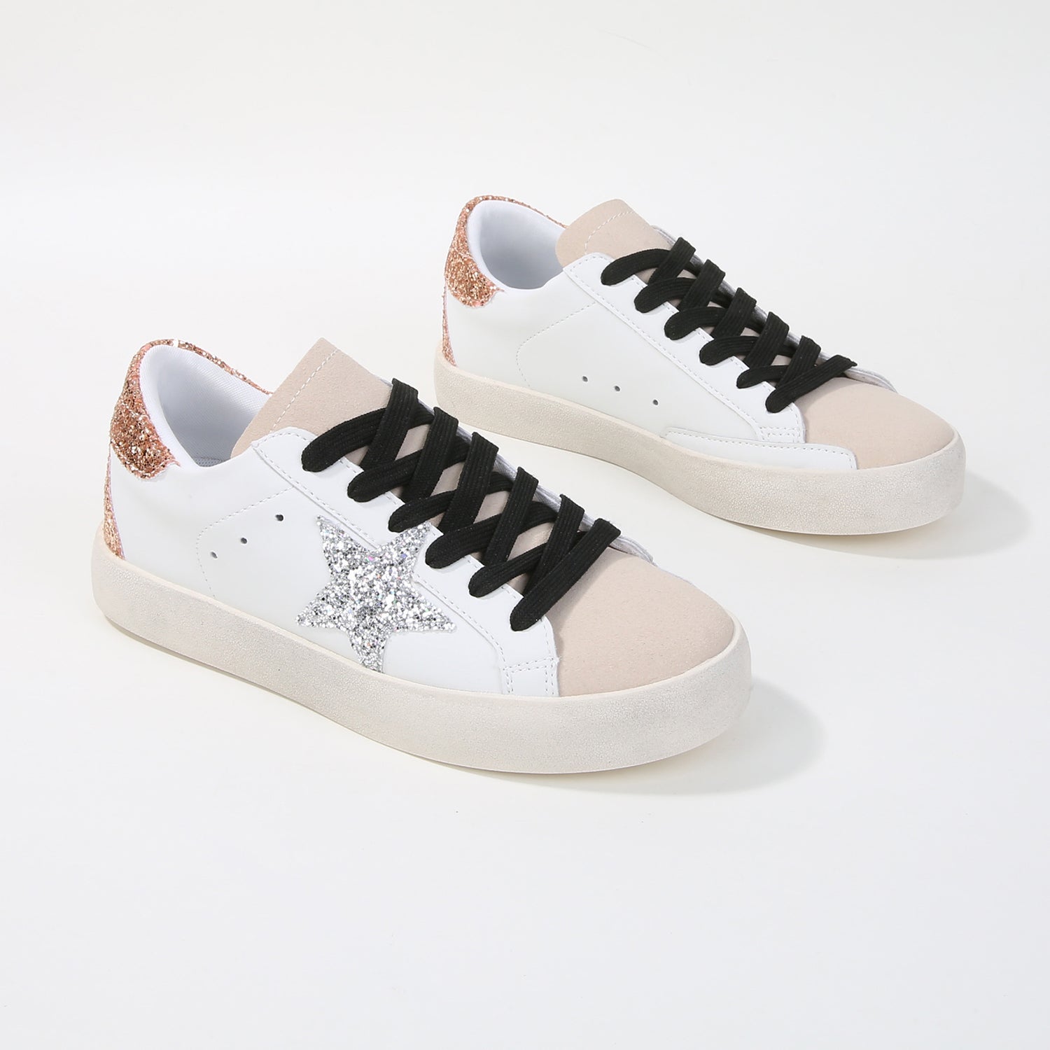Lillie Glitter Star Fashion Sneakers