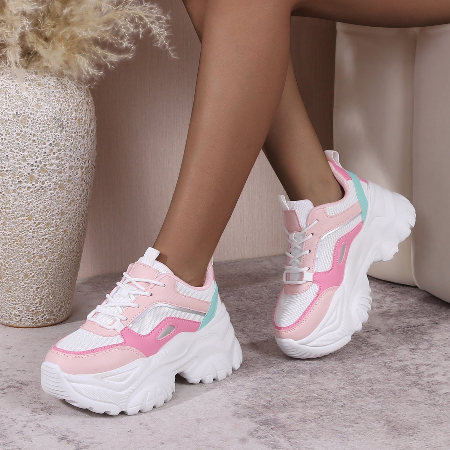 Hanna Chunky Platform Sneakers