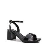 Elaine Patent Block Heel Sandal BERNESS